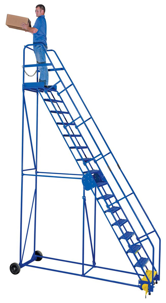Vestil Manufacturing Corp Rolling Warehouse Ladders (12-16 Step)