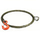 Lift All 1/2 Inch Winch Line W/Swivel Hook & Latch One End & Permaloc