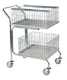 Vestil Manufacturing Corp Double Tray/Double Basket Mail Cart– – Now available at MTN Shop US.