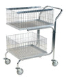 Vestil Manufacturing Corp Double Tray/Double Basket Mail Cart– – Now available at MTN Shop US.