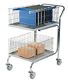 Vestil Manufacturing Corp Double Tray/Double Basket Mail Cart– – Now available at MTN Shop US.