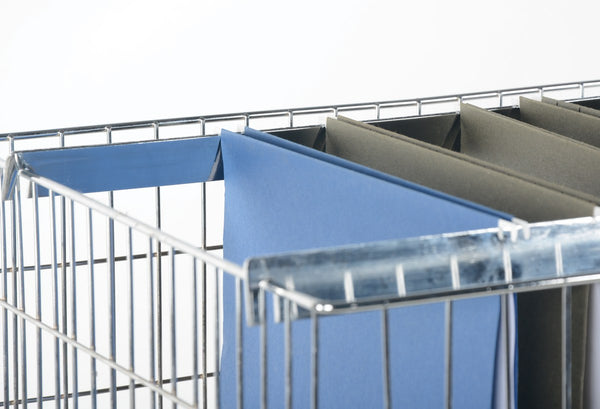 Vestil Manufacturing Corp Double Tray/Double Basket Mail Cart– – Now available at MTN Shop US.