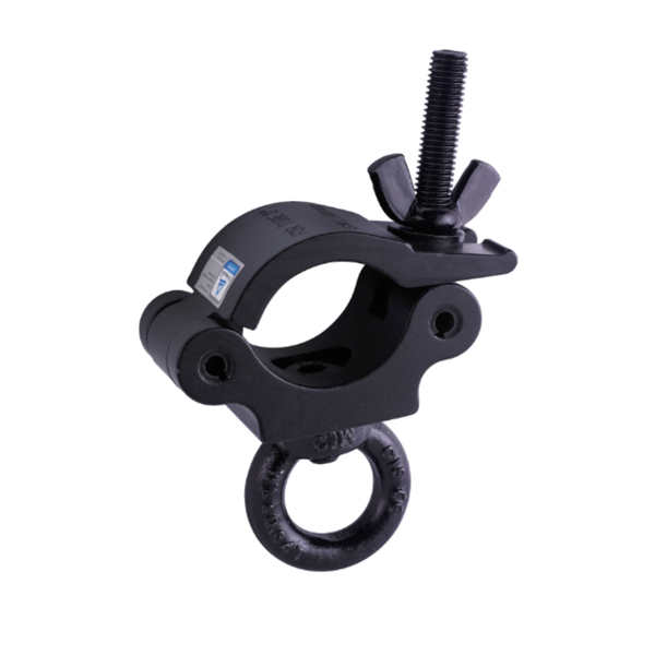 MTN Half Coupler with M12 Ring Nut - Black Adonized