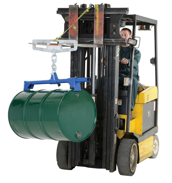 Hoist Drum Lifter - for 55-gallon Steel Drums - Steel Construction