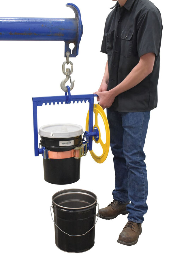 Vestil Manufacturing Corp Hoist Mounted Pail Carrier / Rotator– – Now available at MTN Shop US.