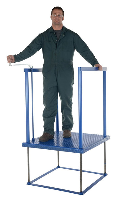 Vestil Manufacturing Corp Posi-Crank Worker Platforms– – Now available at MTN Shop US.