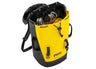 Yellow Petzl Transport 30L durable caving backpack