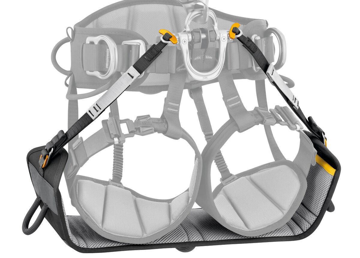 Petzl PODIUM, detail view of connection points and equipment loops from behind. - imagen 4