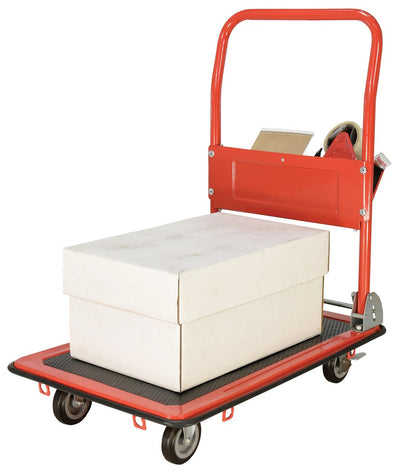 Camión con plataforma con manija plegable de acero Vestil Manufacturing Corp– – Ahora disponible en MTN Shop US.