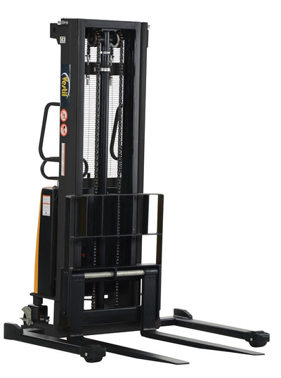 Apilador con elevación motorizada de Vestil Manufacturing Corp– – Ahora disponible en MTN Shop US.