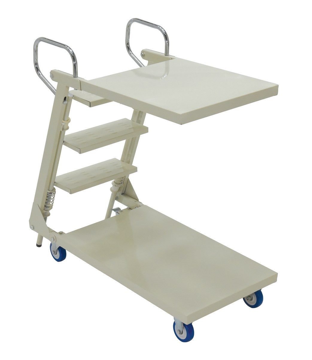 Camión recolector de existencias en voladizo de acero Vestil Manufacturing Corp– – Ahora disponible en MTN Shop US. - imagen 3