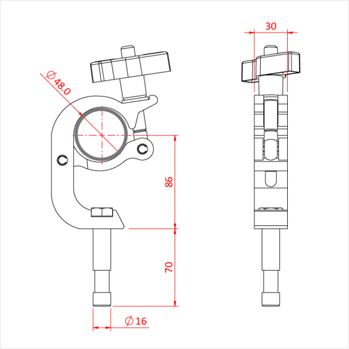 Doughty Trigger Beamer Clamp - imagen 2