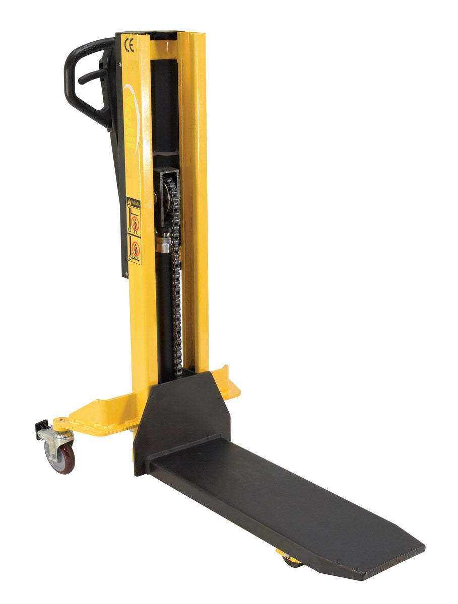 Elevador posicionador de patín de horquilla única de Vestil Manufacturing Corp– – Ahora disponible en MTN Shop US.