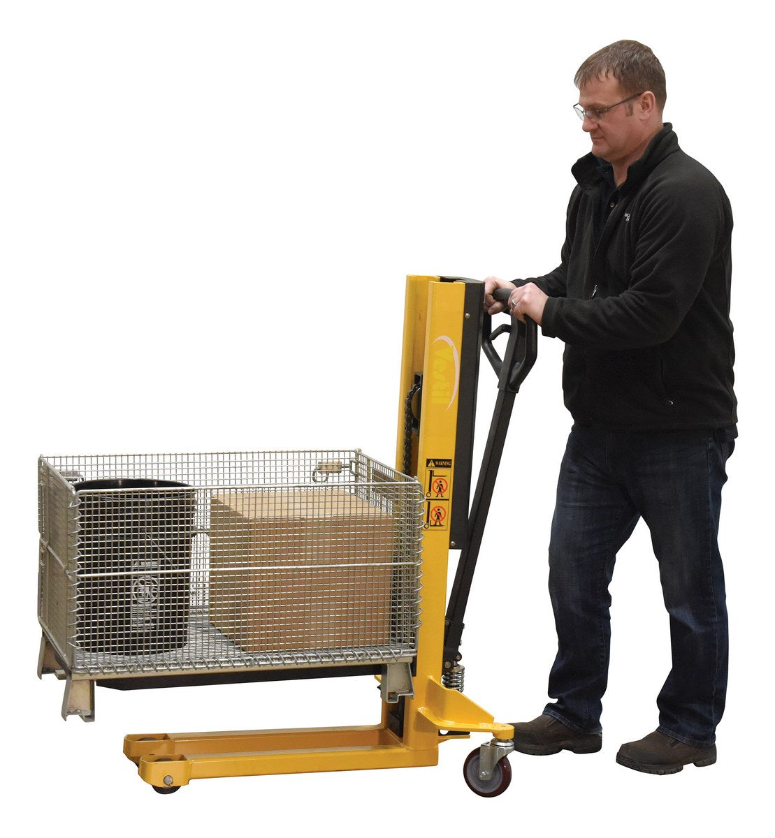 Elevador posicionador de patín de horquilla única de Vestil Manufacturing Corp– – Ahora disponible en MTN Shop US.