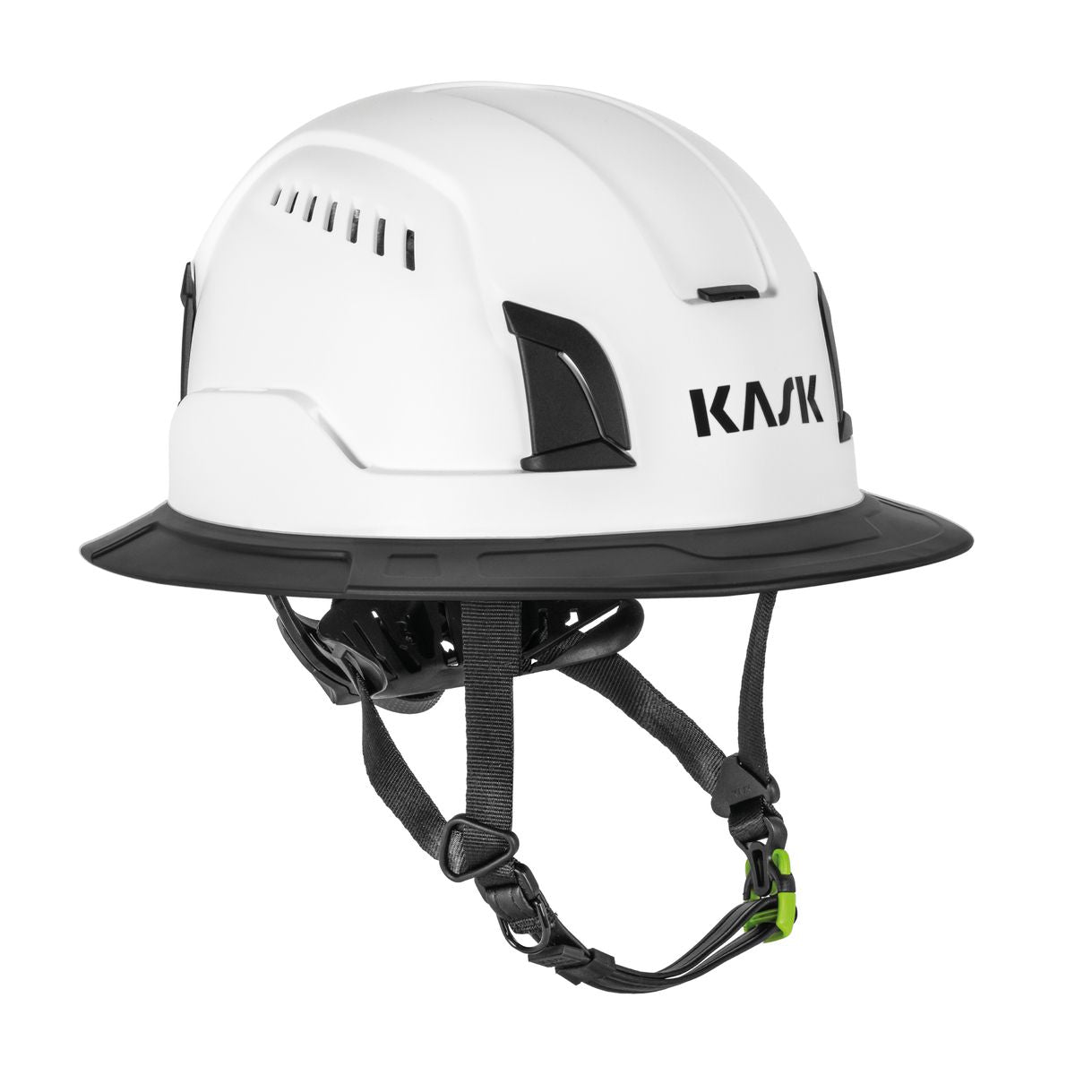 KASK Zenith X2 Air Full Brim safety helmet in white with black brim - imagen 4