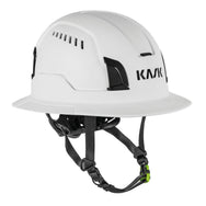 KASK Zenith X2 Air Full Brim safety helmet in white with air intakes and chin strap - imagen 3