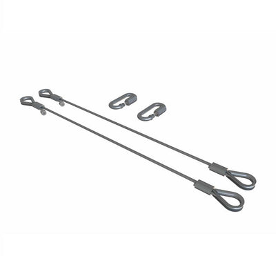 Adaptive Technologies Group FC 3/16 in wire rope sling showing ferrule and eye end versions