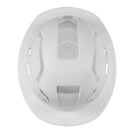 KASK Zenith X2 FR Full Brim Hi Viz safety helmet in white, top view showing the full brim shape - imagen 5