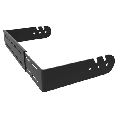 Adaptive Technologies Group AJ adjustable width speaker mount, black U-shaped bracket with slotted arms