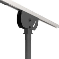 Adaptive Technologies Group MP-1.5NPT-GSA gimballed ceiling mount on a sloped ceiling with pipe drop