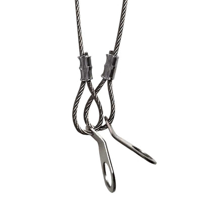 Adaptive Technologies Group SC-016-B safety cable with looped ends and spring clips