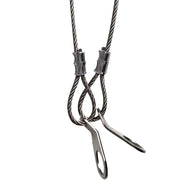 Adaptive Technologies Group SC-025-B safety cable with looped ends and spring clips - imagen 3
