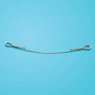 Adaptive Technologies Group SC-180 safety cable with looped ends on a blue background - imagen 6