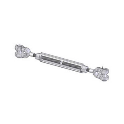 Adaptive Technologies Group galvanized jaw-to-jaw turnbuckle