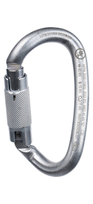 CMC Dna Steel Carabiners, steel triple-action locking rescue carabiner, SKU 300096, product view 8 - imagen 8