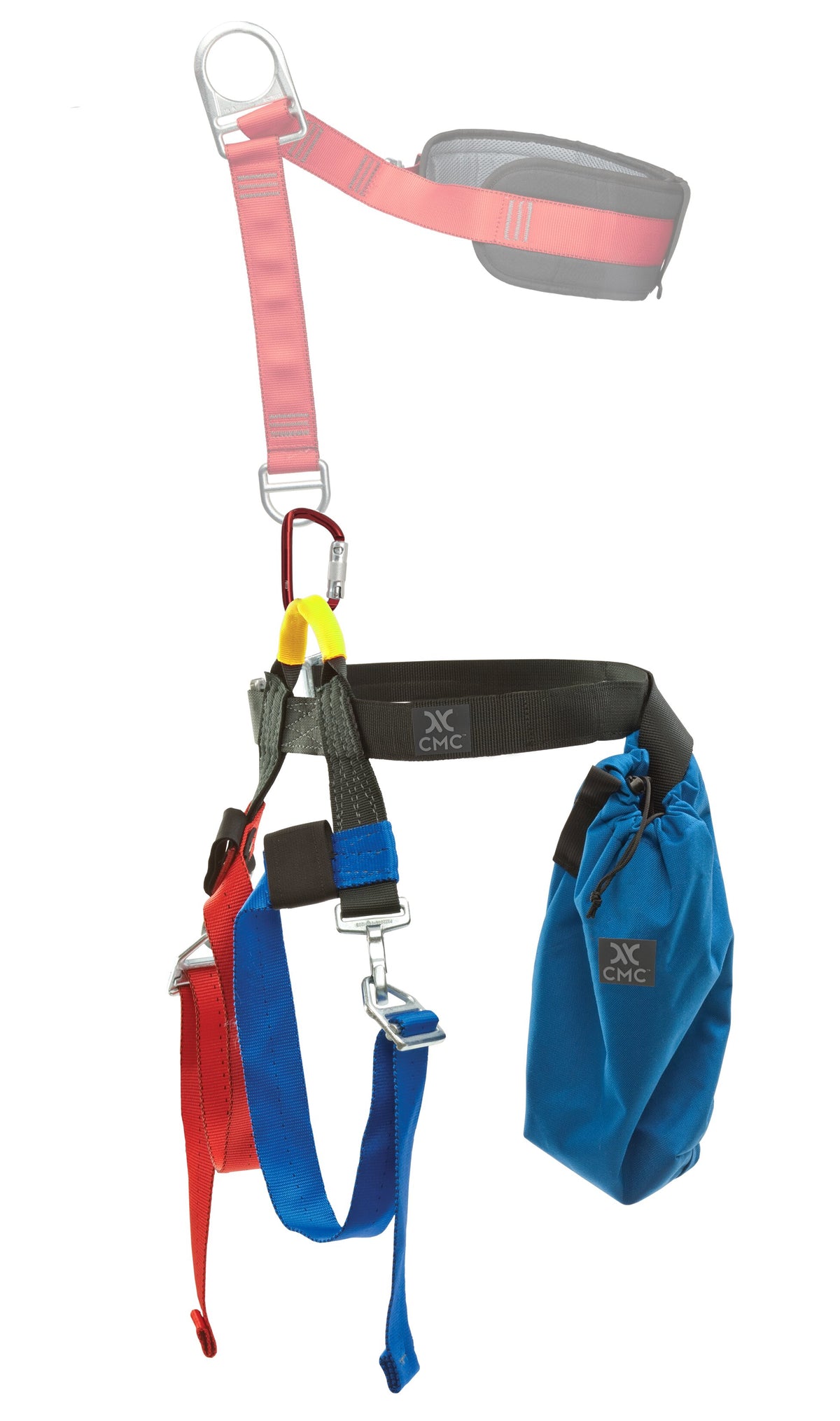 CMC Lifesaver Victim Harness, full-body victim harness for evacuation, side view - imagen 4