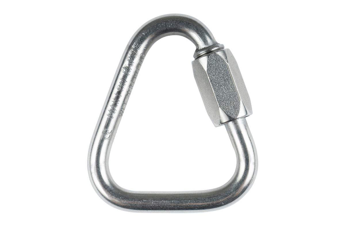 CMC Maillon Rapide Quick Links, screw-gate quick link for semi-permanent connections, alternate view - imagen 2
