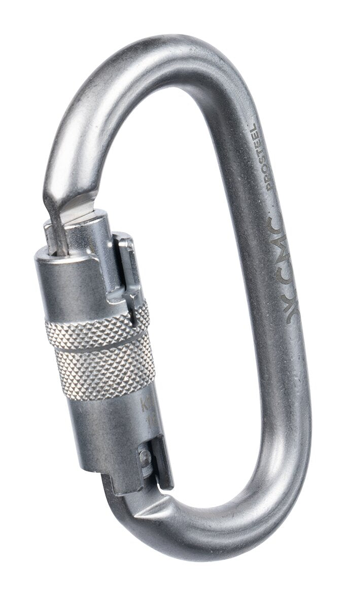 Mosquetones CMC Prosteel, mosquetón de bloqueo de acero con alta resistencia, detalle en primer plano - imagen 6