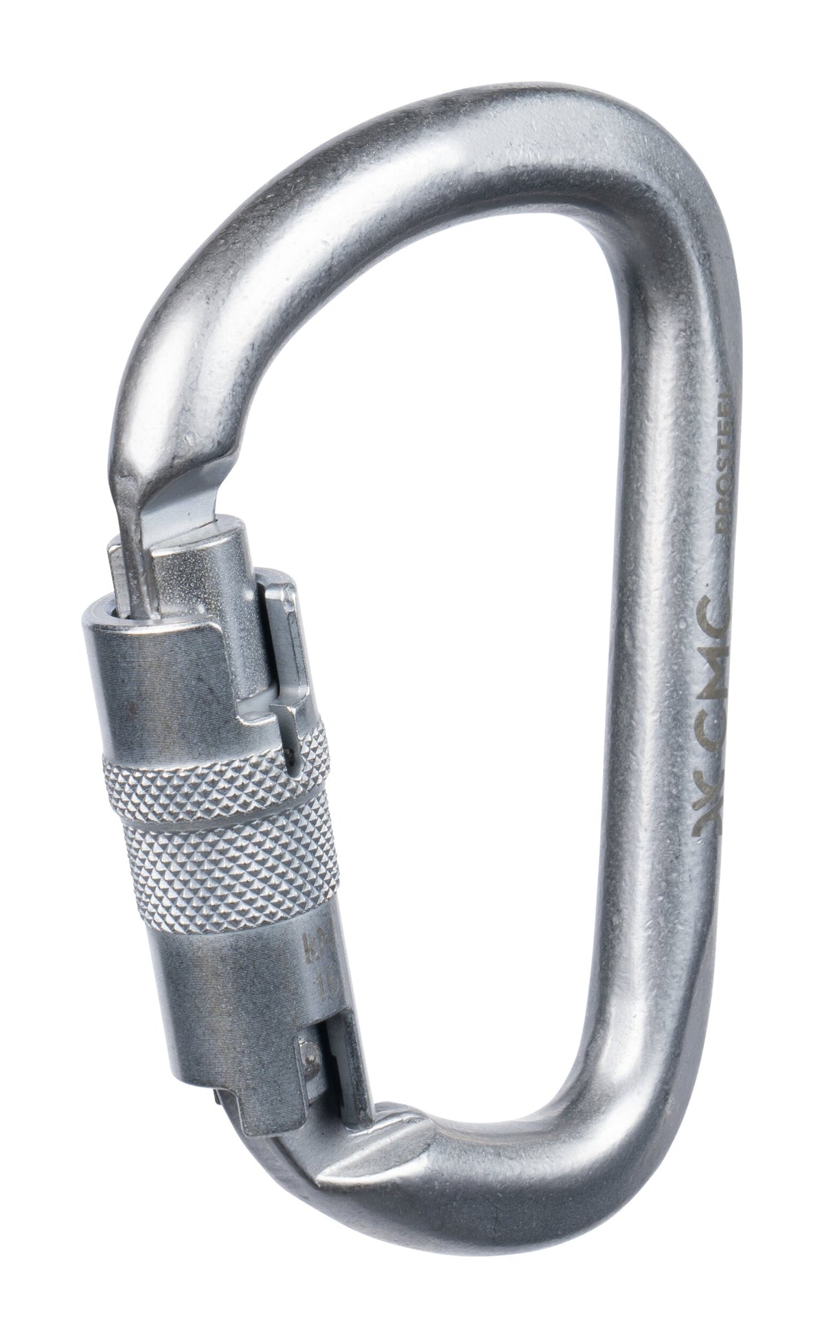 CMC Prosteel Mosquetones, mosquetón de bloqueo de acero con alta resistencia, SKU 300092, vista del producto 8 - imagen 8