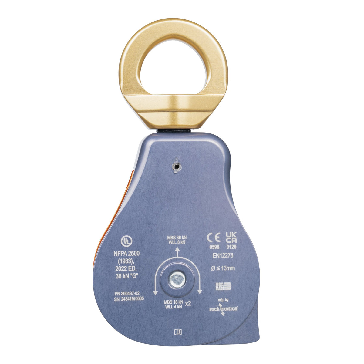 CMC Proswivel Pulleys, rigging pulley with swivel head, SKU 300438, product view 19 - imagen 18