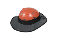 CMC Sunbrero, wide-brim sun shade that attaches to a helmet, SKU 492159, side view - imagen 4