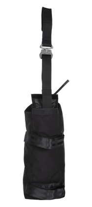 CMC Tactical Leg Bag, leg-mounted tactical rope bag, side view - imagen 4