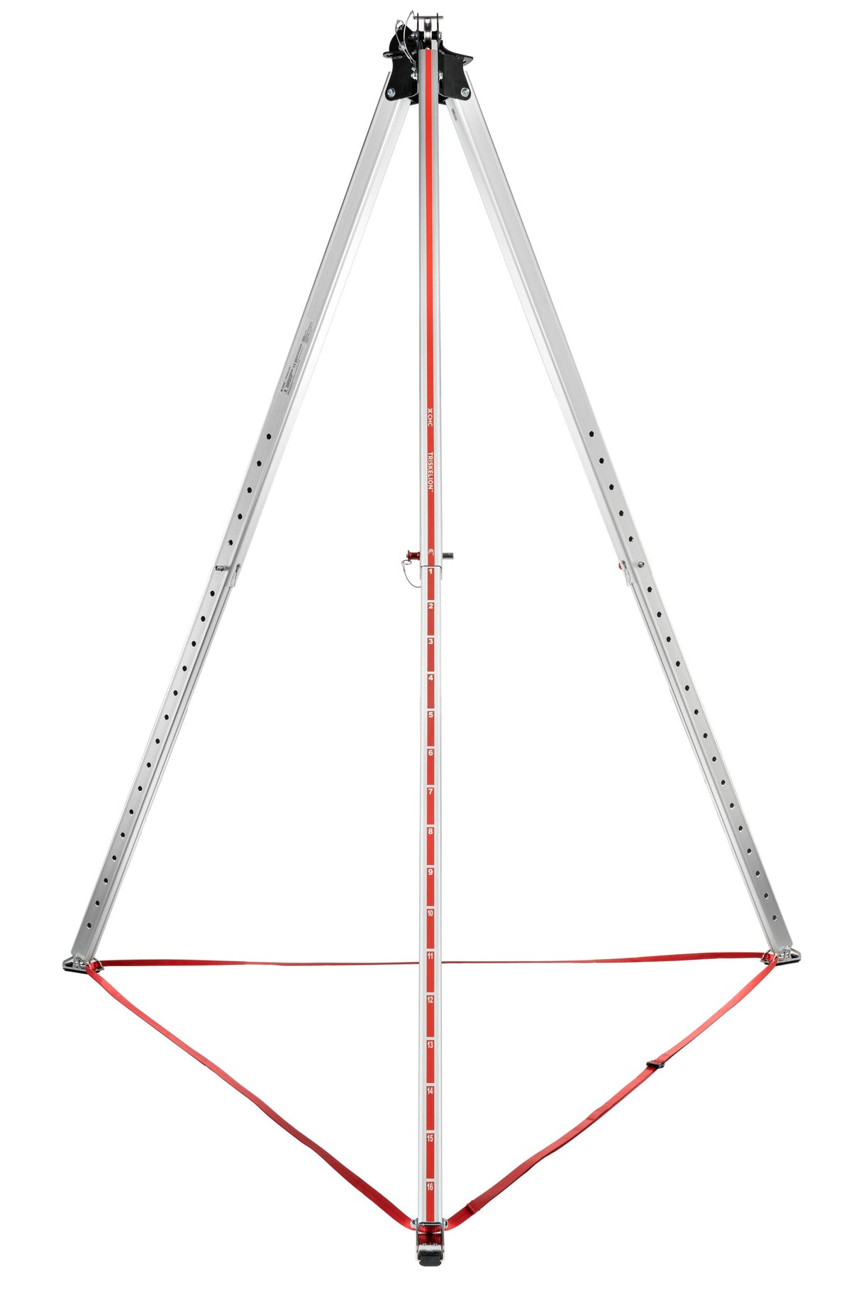 CMC Triskelion Confined Space Tripod, aluminium confined space entry tripod, SKU 760001, detail view - imagen 3