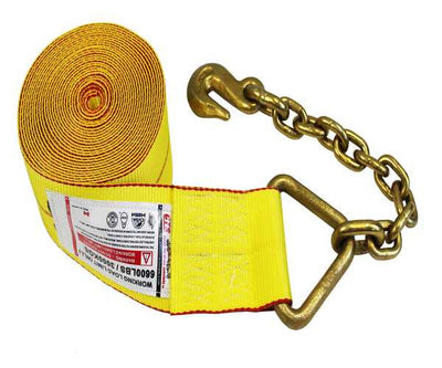 Correa con cadena y gancho