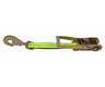  W/Twisted Snap Hk 10K Tuff-Edge Fixed End Only W/Ratchet Load Hugger Tie Down