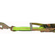 Lift All 2" W/Twisted Snap Hk 10K Tuff-Edge Fixed End Only W/Ratchet Load Hugger Tie Down