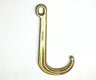  Short J-Hook Forged 5400Lb Wll At 4:1 And Yellow Zinc Chromate Plated