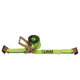 Lift All 2" W/Flat Snap Hk/D-Ring 6K & Sleeve Tuff-Edge Retainer Strap Load Hugger Tiedown
