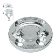 Ojal estándar redondo de acero inoxidable 316 de 57 mm de Harken: el ojo de ojo estándar redondo de acero inoxidable 316 de 57 mm de Harken está diseñado para instalación permanente en estructuras; este punto de anclaje de acero inoxidable IN628 garantiza un trabajo seguro en alturas. Ofrece un amplio espacio para el movimiento de los accesorios, acomodando mosquetones sin esfuerzo. – Ahora disponible en MTN Shop US.