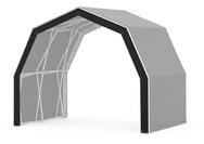 Konligo The Tent Front Banner, Black, sleek front-facing brand surface.