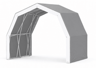 Konligo The Tent Front Banner, White, sleek front-facing brand surface. - imagen 2