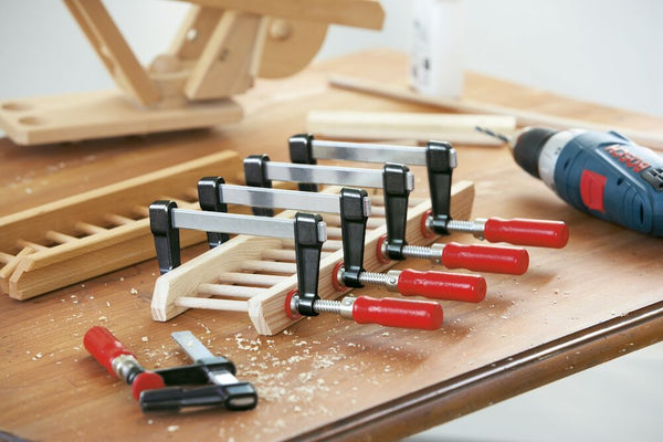 BESSEY® Woodworking F-Style Clamp – Zinc Jaws with Swivel Pads (Pack of 10)– – Now available at MTN Shop US.