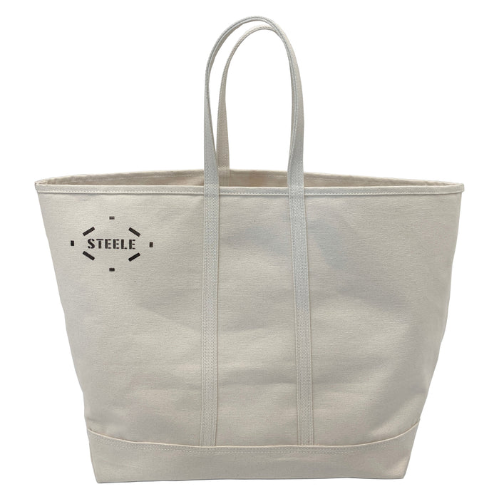 Bolso tote de lona natural Steele Canvas Basket Corp - Grande 5"