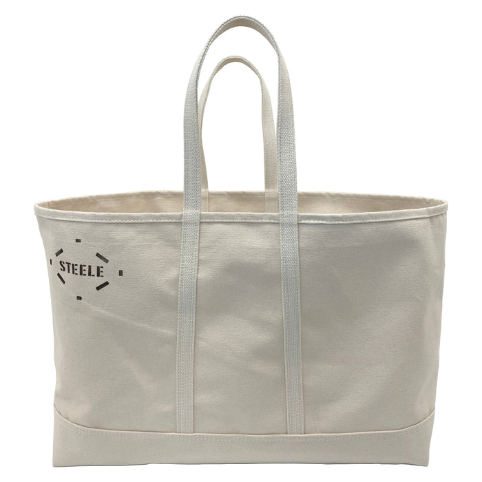 Bolso tote de lona natural Steele Canvas Basket Corp - Ancho 5"