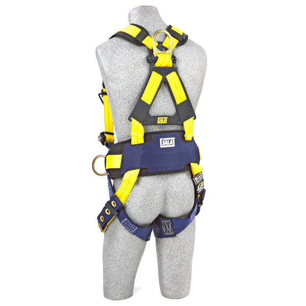 3M™ DBI-SALA® Delta™ Construction Positioning Vest-Style Harness - On Model (Rear View)