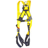 3M™ DBI-SALA® Delta™ Vest-Style Climbing Harness - Quick Connect Buckle Leg Straps (Rear View)